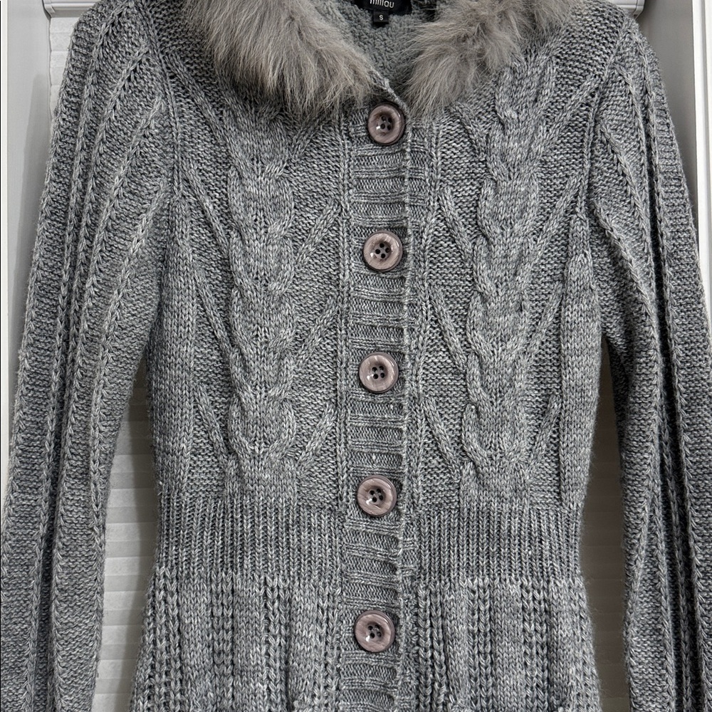 Wool sweater jacket - Picture 2 of 11